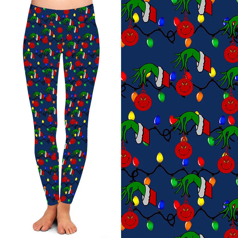 24/7 Full Length Leggings – Who Stole Christmas? Christmas Pattern