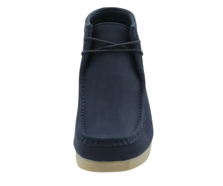 Amali Jason2 High Top Men's Navy Blue Suede Sneakers
