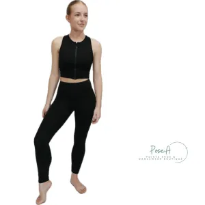 Bloch - Paneled 7/8 Leggings