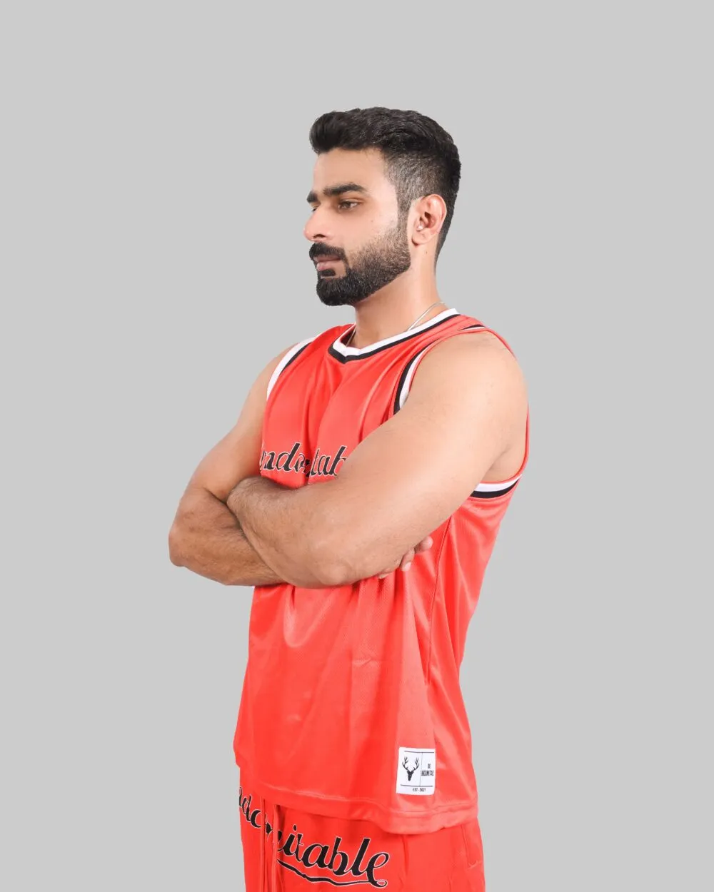 BreezyMesh Dri-Fit TankTop (RED & WHITE)