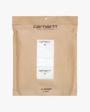 Carhartt WIP A-Shirt 2-Pack Tanktops - White / White