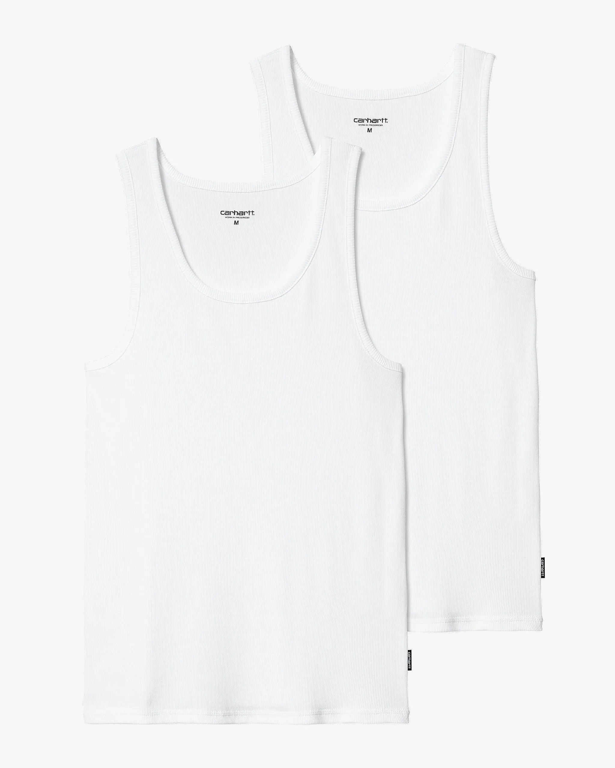 Carhartt WIP A-Shirt 2-Pack Tanktops - White / White