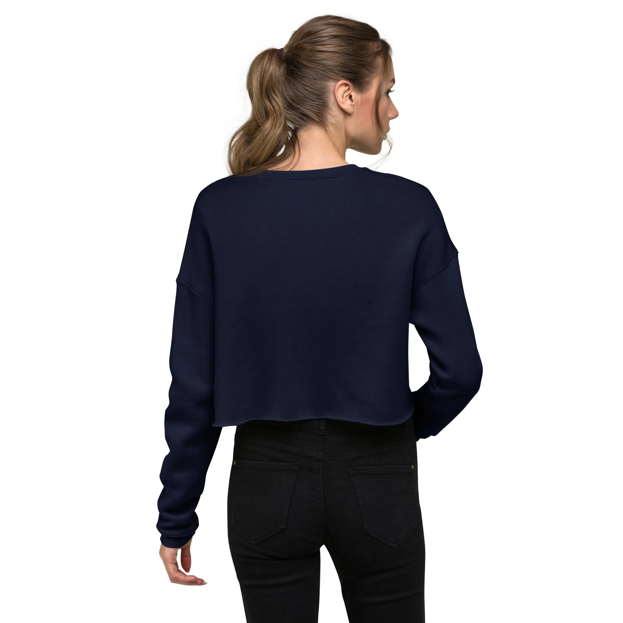 Crop Sweatshirt Womens (Turn Pain Into Power - Inspiration 008)