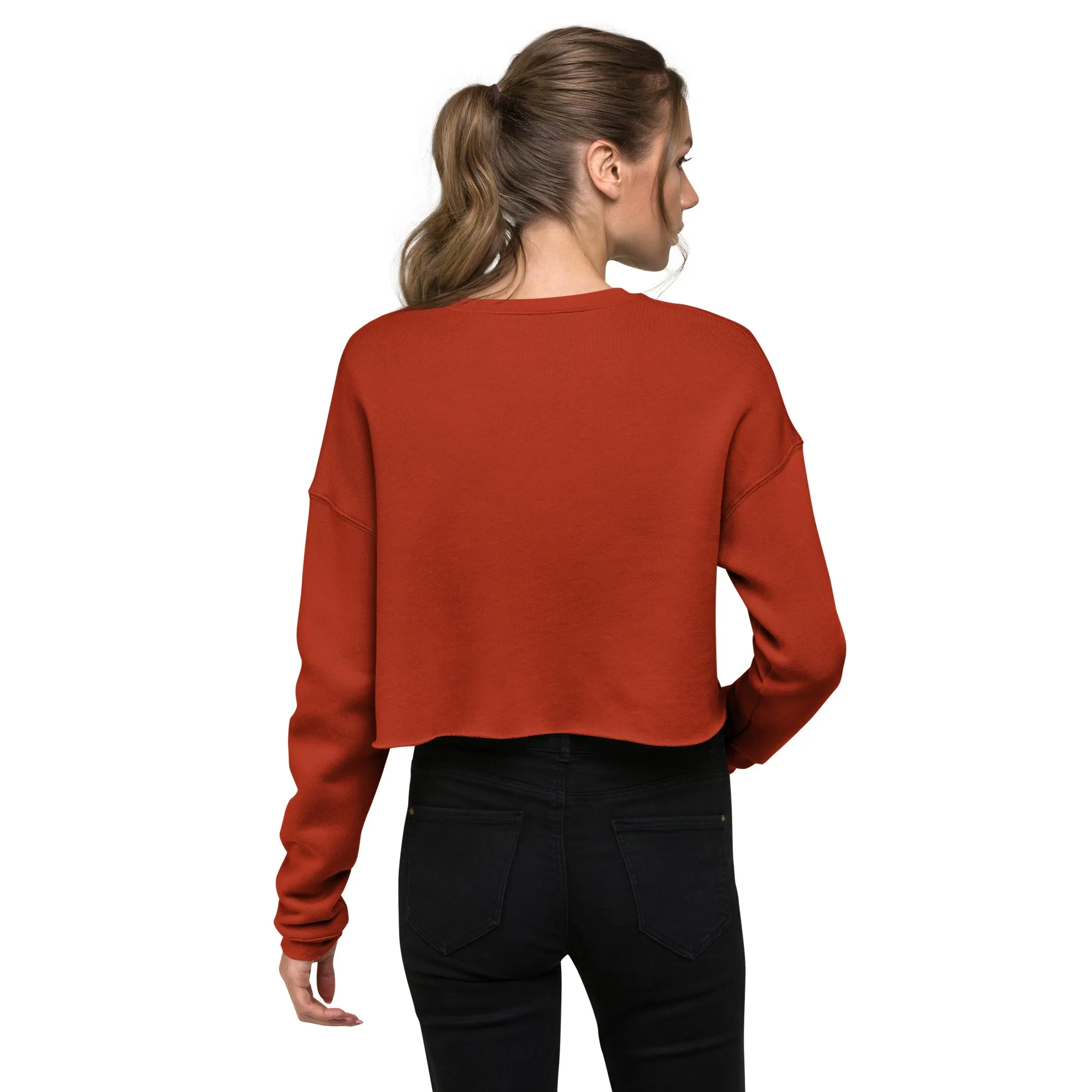 Crop Sweatshirt Womens (Turn Pain Into Power - Inspiration 008)