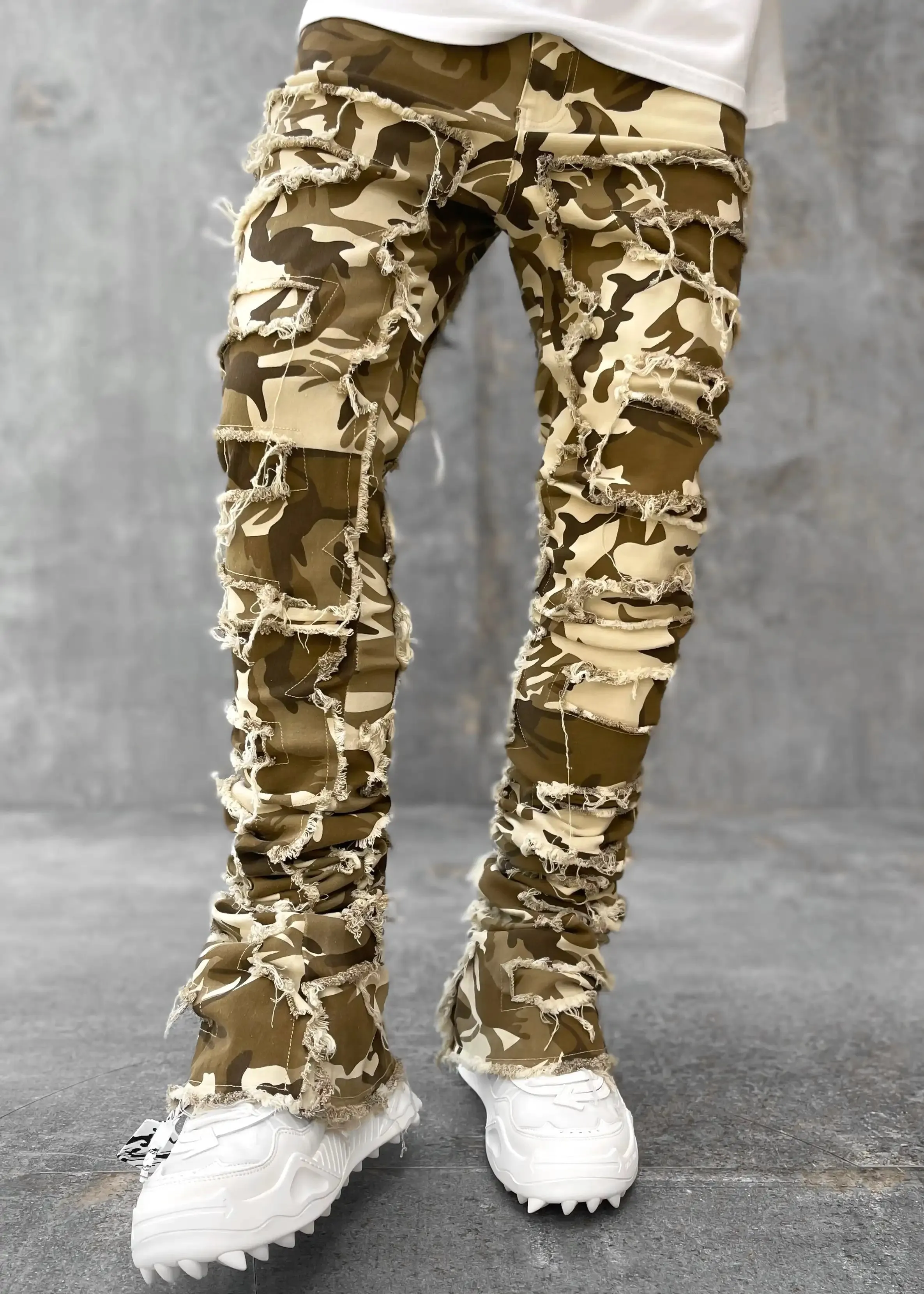 Distressed Denim Jeans
