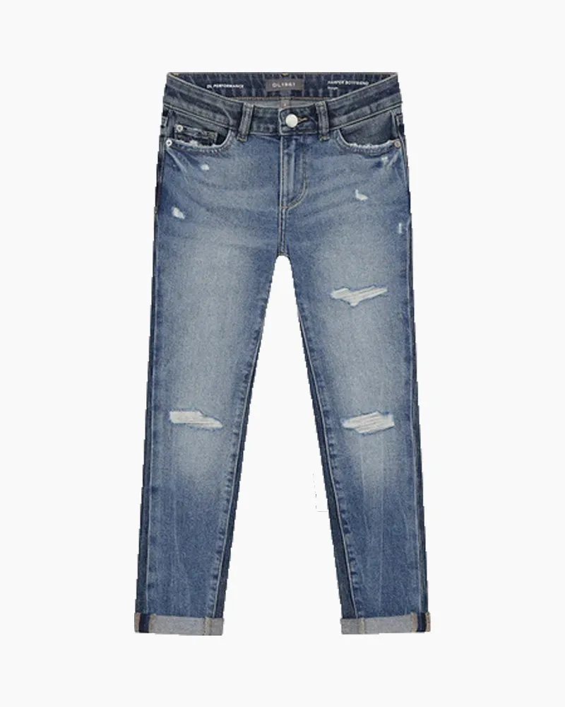 DISTRESSED HARPER BF DENIM