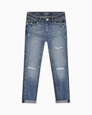 DISTRESSED HARPER BF DENIM