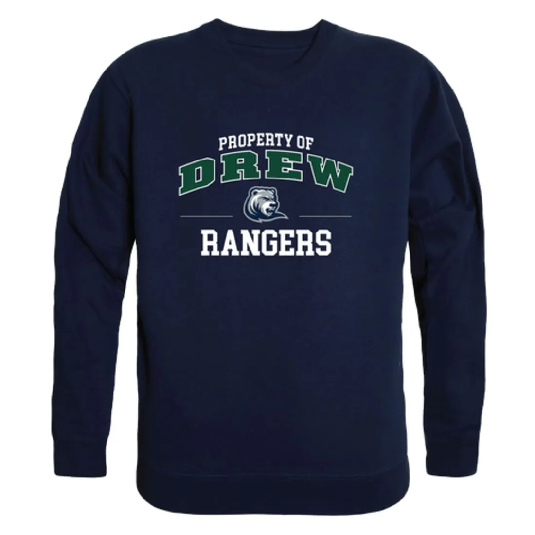 Drew University Rangers Property Fleece Crewneck Pullover Sweatshirt