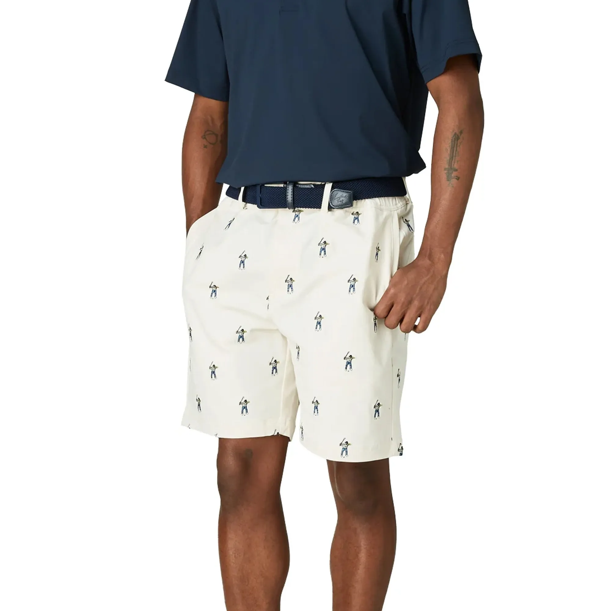 Eastside Golf Mens Embroidered Core Woven Shorts