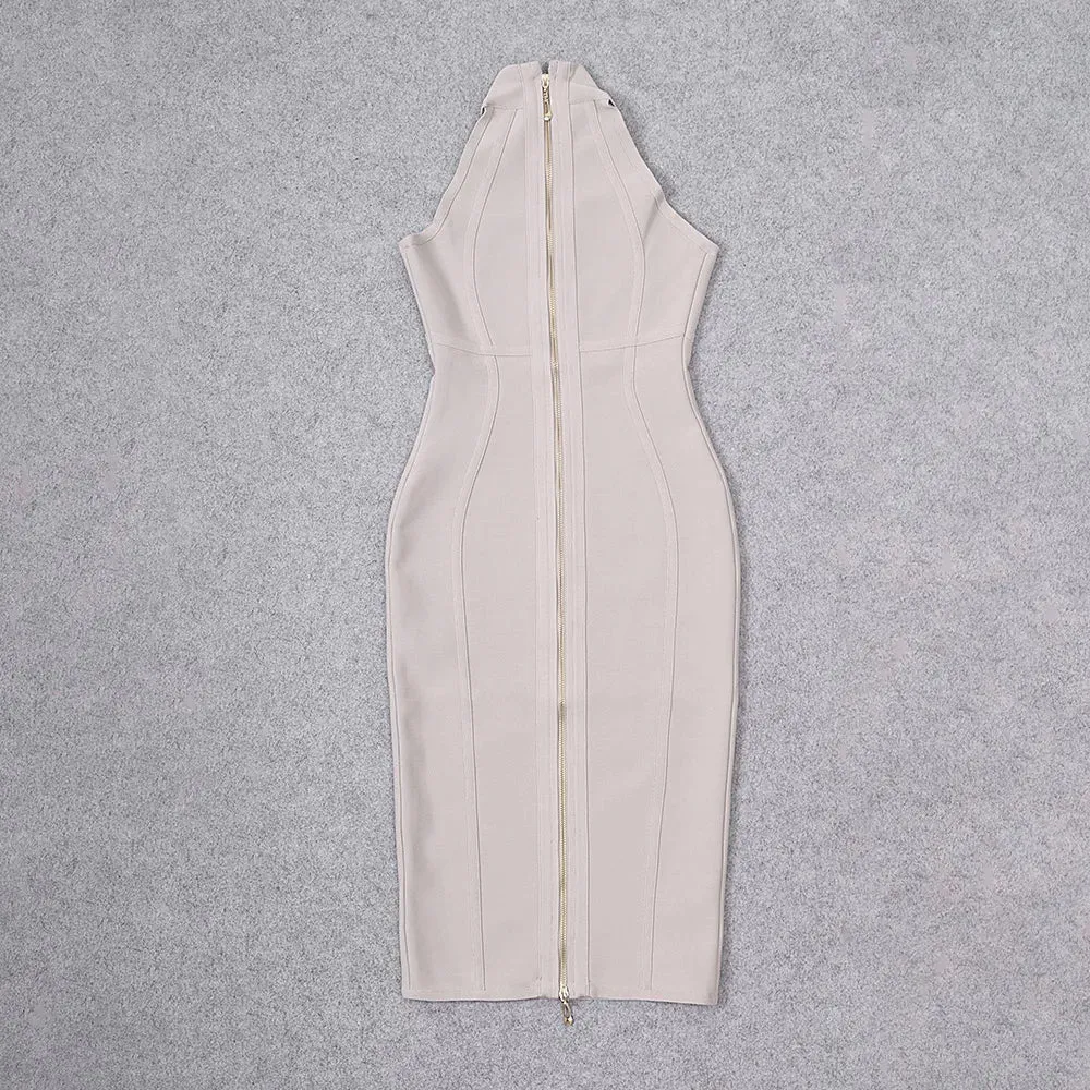 Elegant halter neck bodycon Bandage Dress