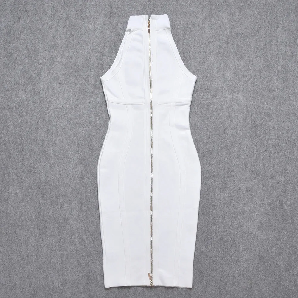 Elegant halter neck bodycon Bandage Dress