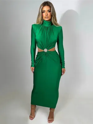 Elegant Longsleeve Bodycon Party Evening Dress