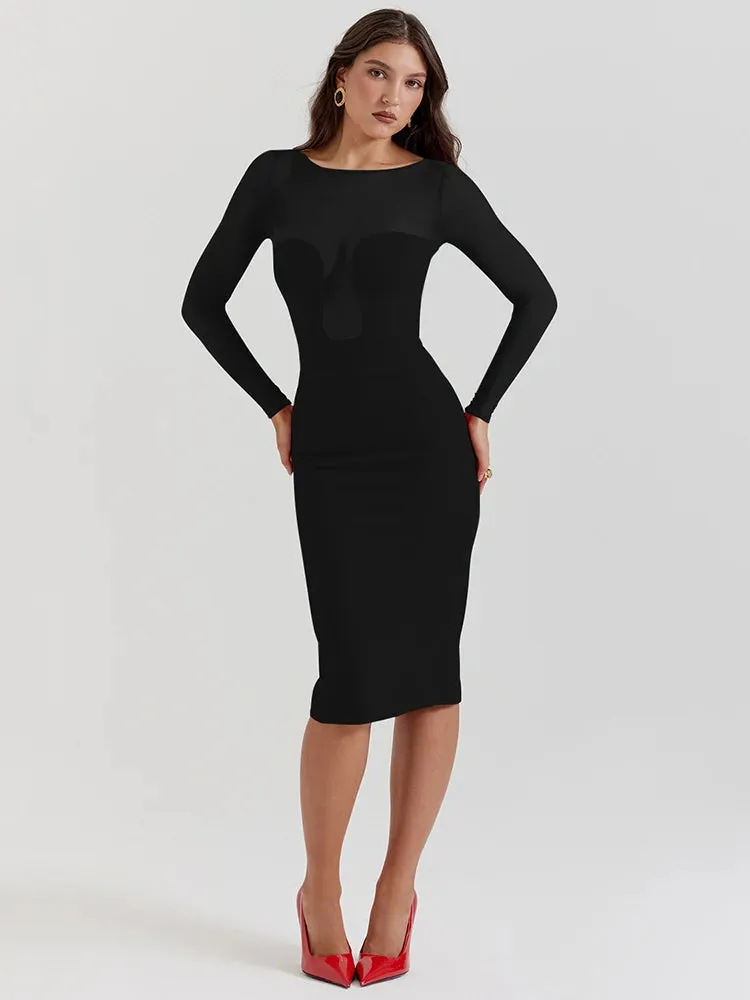 Elegant Strapless Sexy Dress - Lilla
