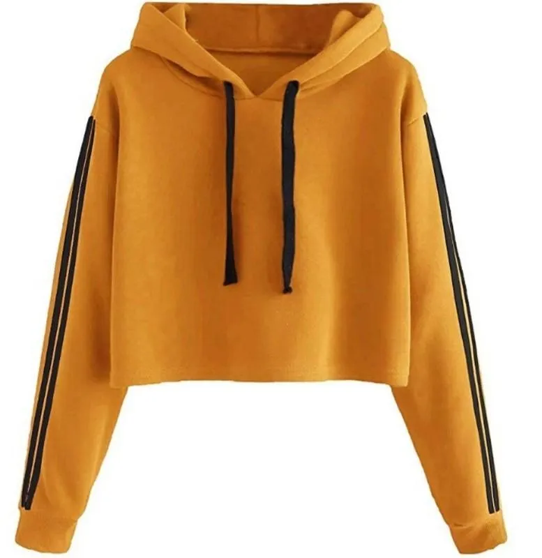Europe Short Hooded Sweatshirt Women Trendy Casual Long Sleeved INS Lazy Outerwear