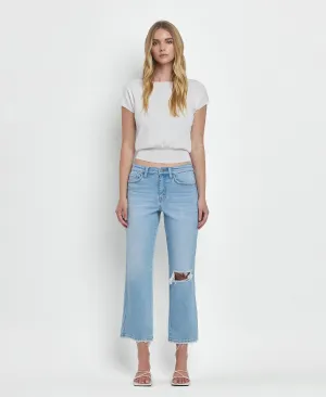 Fabulously - High Rise Crop Straight Jeans