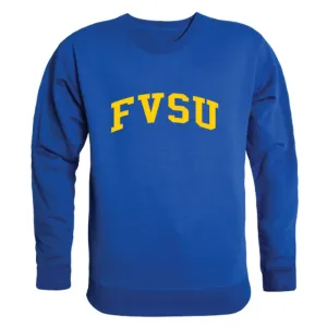 Fort Valley State University Wildcats Arch Fleece Crewneck Pullover Sweatshirt