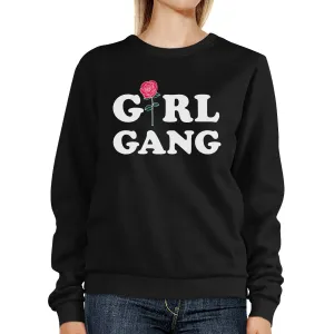 Girl Gang Sweatshirt Trendy Pullover Fleece For Teenage Girls