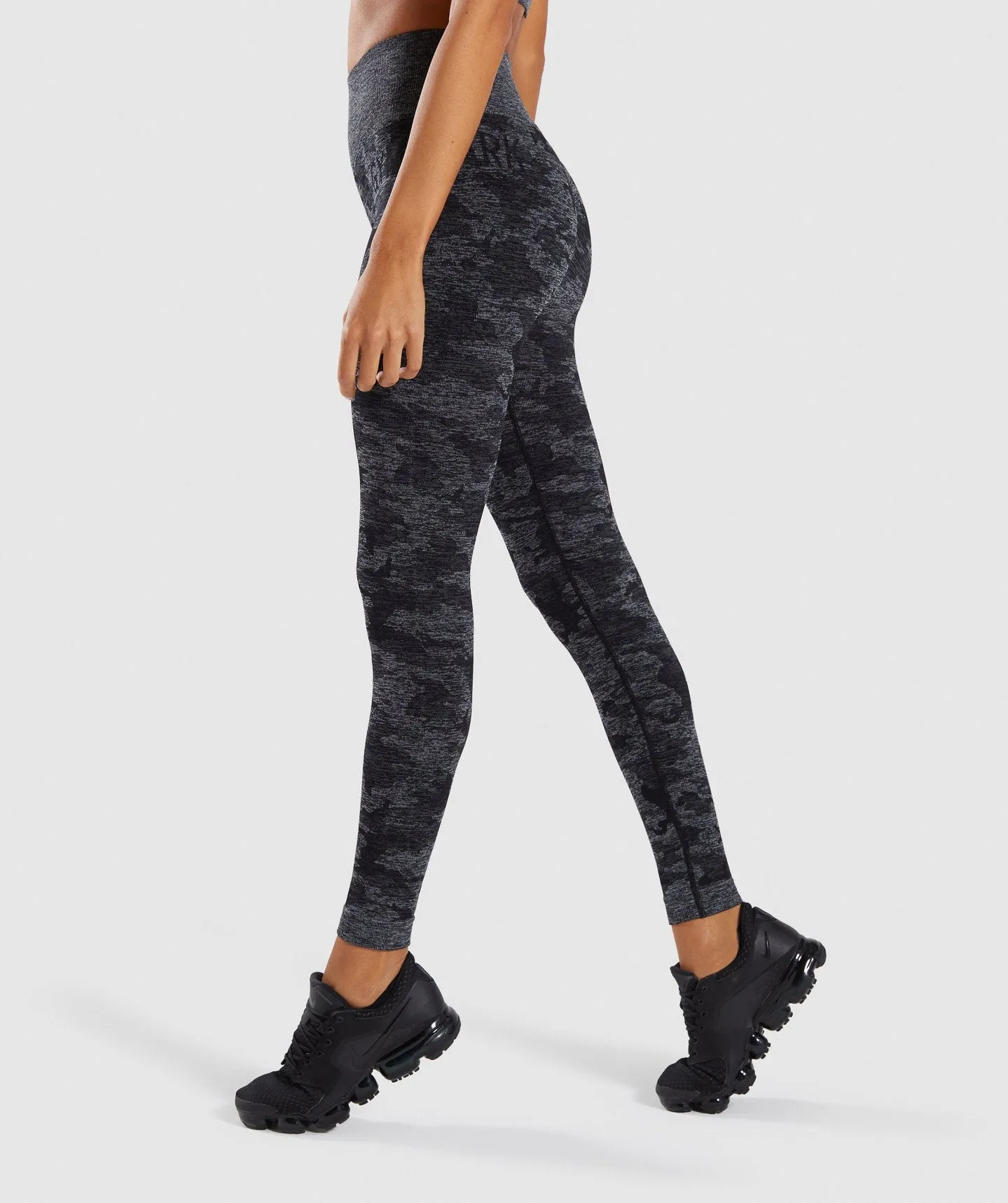Gymshark Camo Seamless Leggings - Black