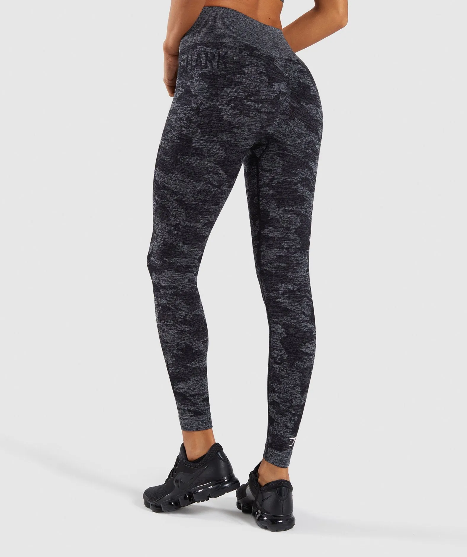 Gymshark Camo Seamless Leggings - Black