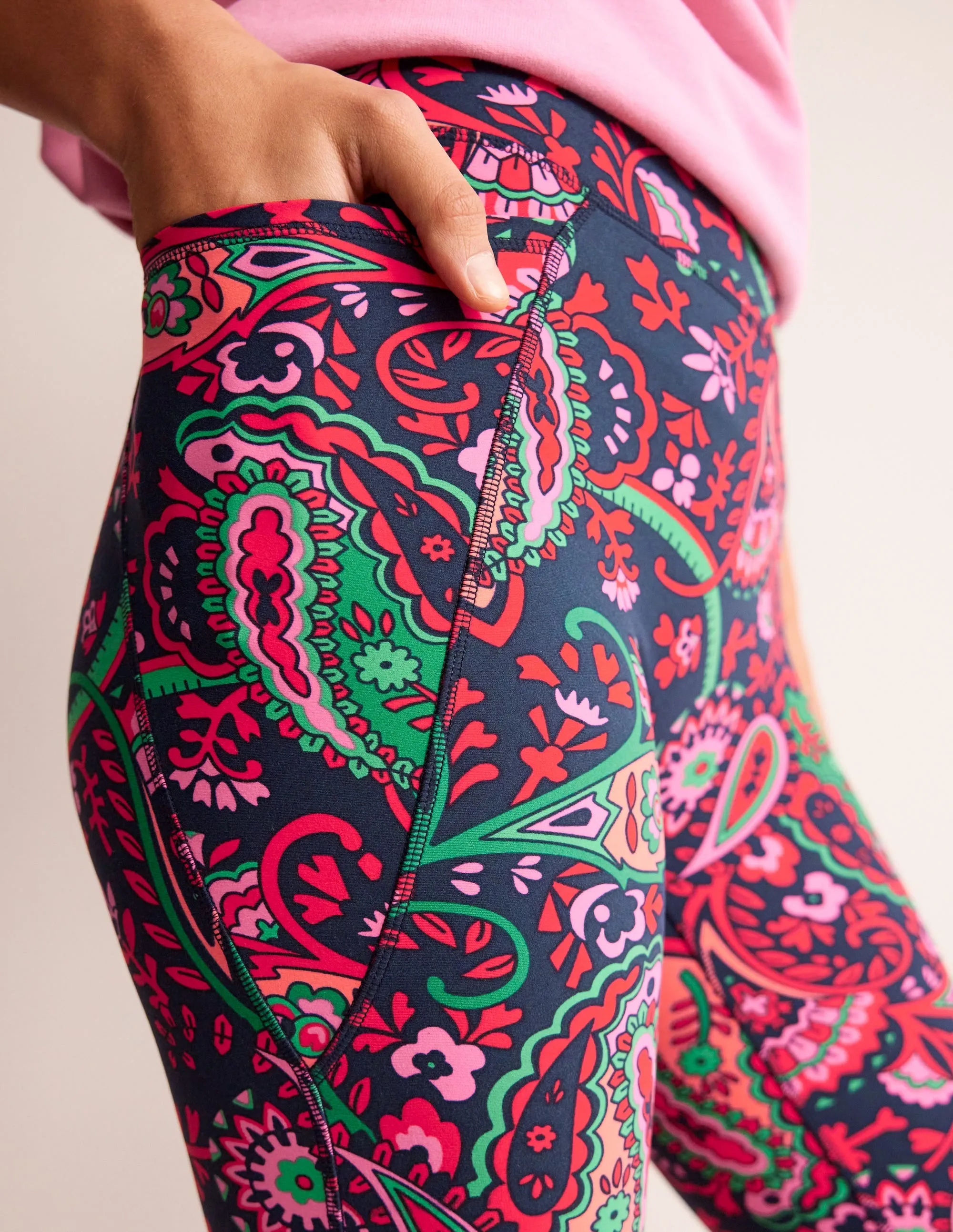 High Waist Pocket Leggings-French Navy, Fantastical