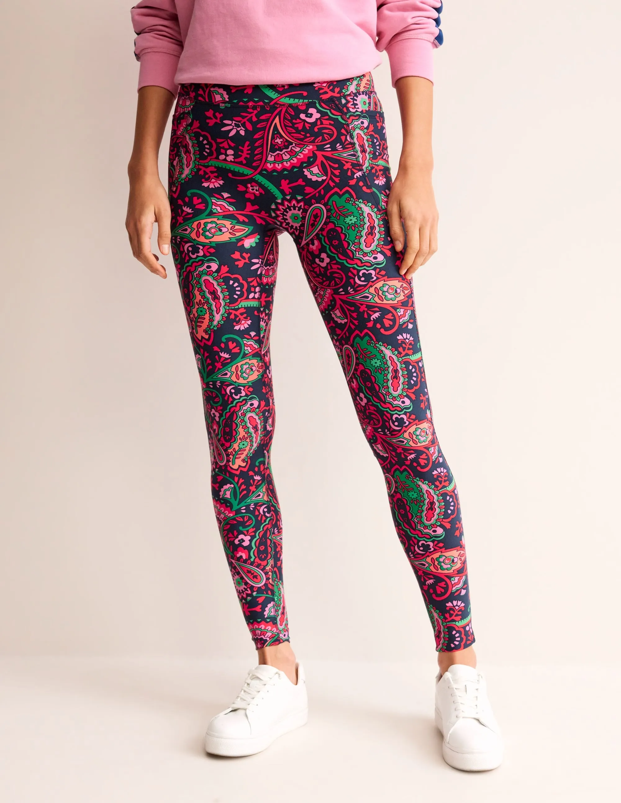 High Waist Pocket Leggings-French Navy, Fantastical