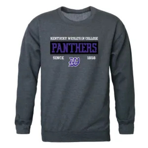 Kentucky Wesleyan College Panthers Established Fleece Crewneck Pullover Sweatshirt