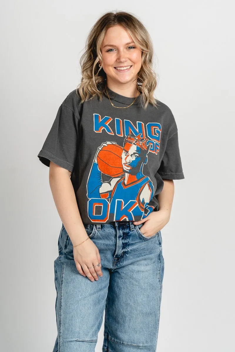 King of OKC SGA vintage t-shirt vintage black