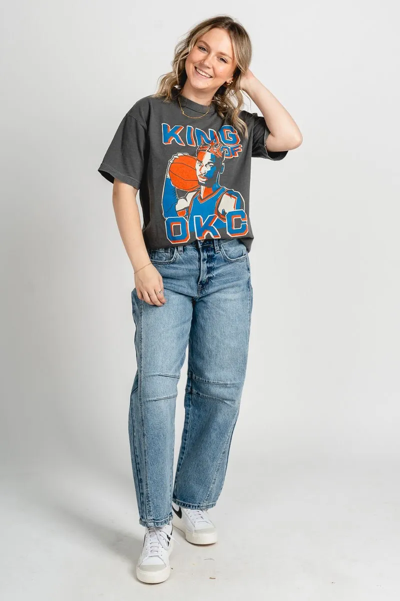 King of OKC SGA vintage t-shirt vintage black