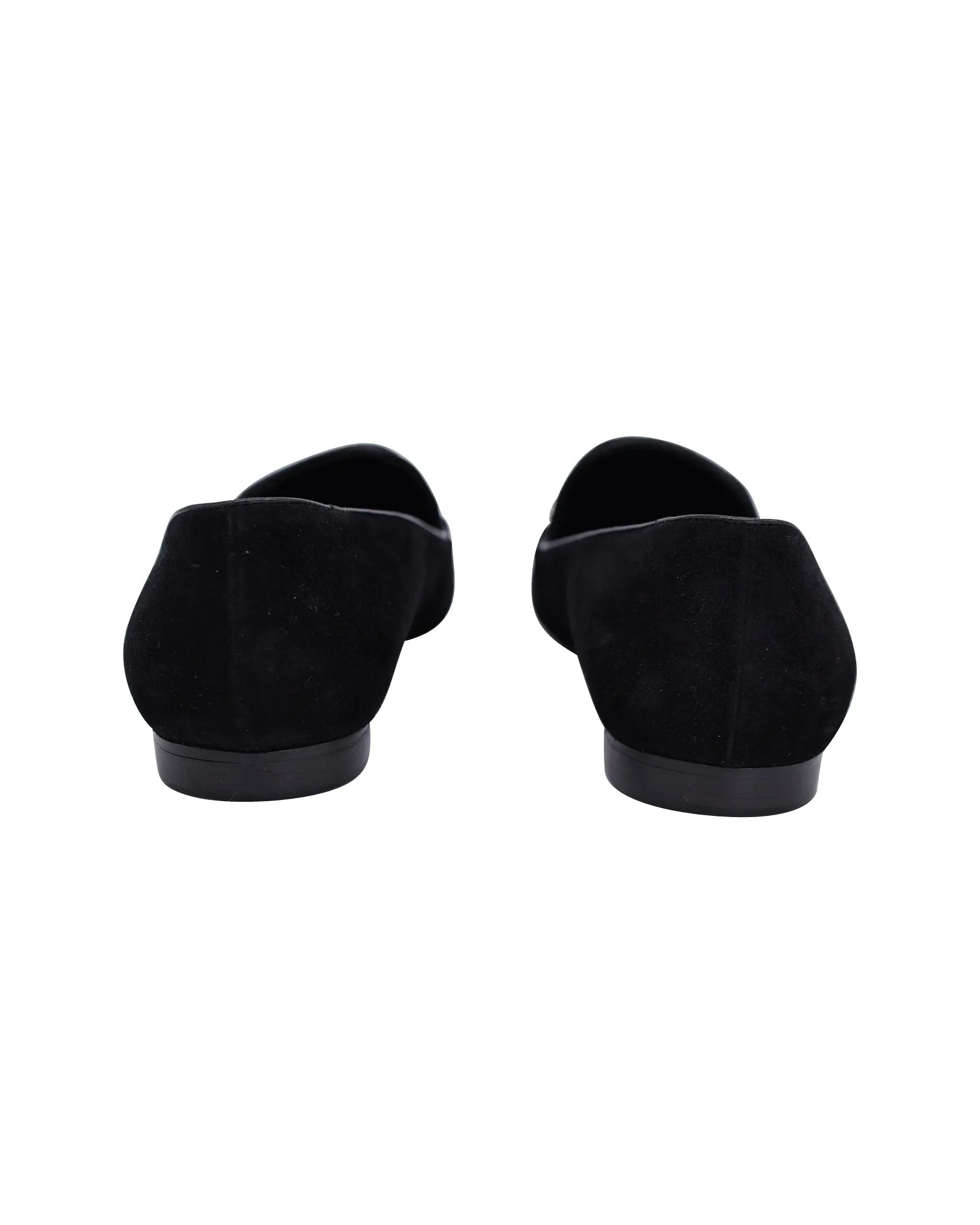 Louis Vuitton Schoolgirl Loafers in Black Suede