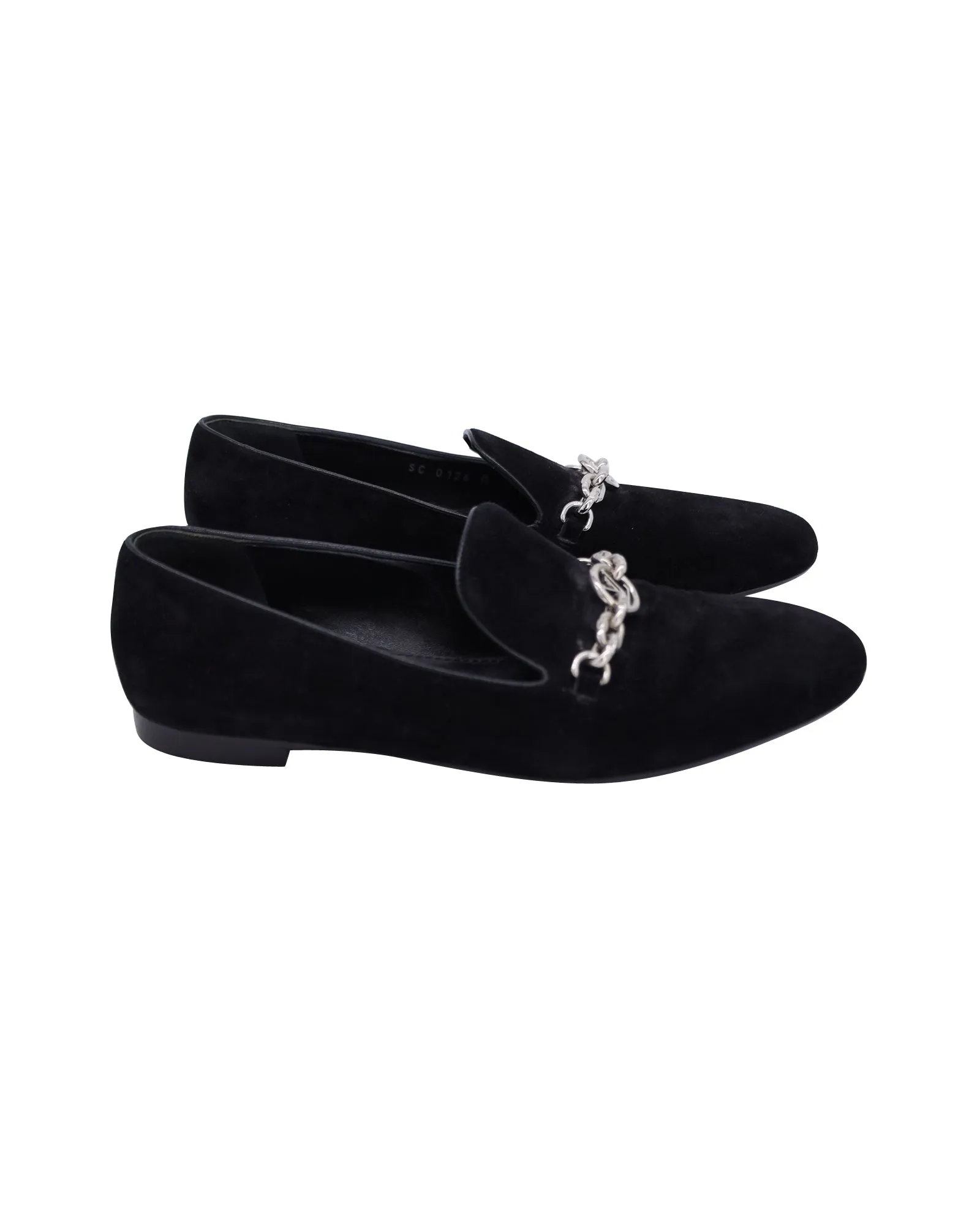Louis Vuitton Schoolgirl Loafers in Black Suede