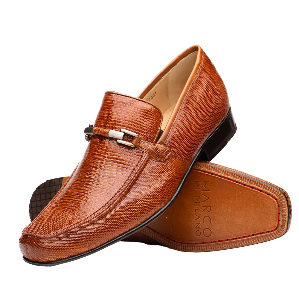 Marco Di Milano Fabro-liz Lizard Ring Cognac
