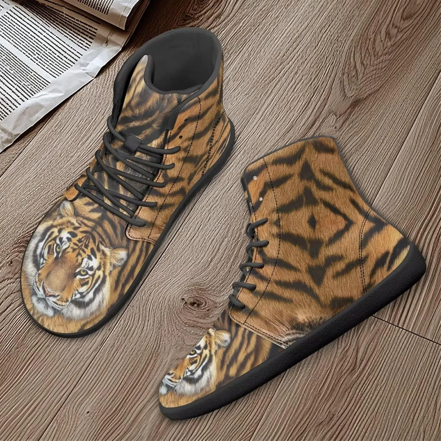 Mens Barefoot Shoes Wide Width High Top Sneakers for Men Cool Shoes