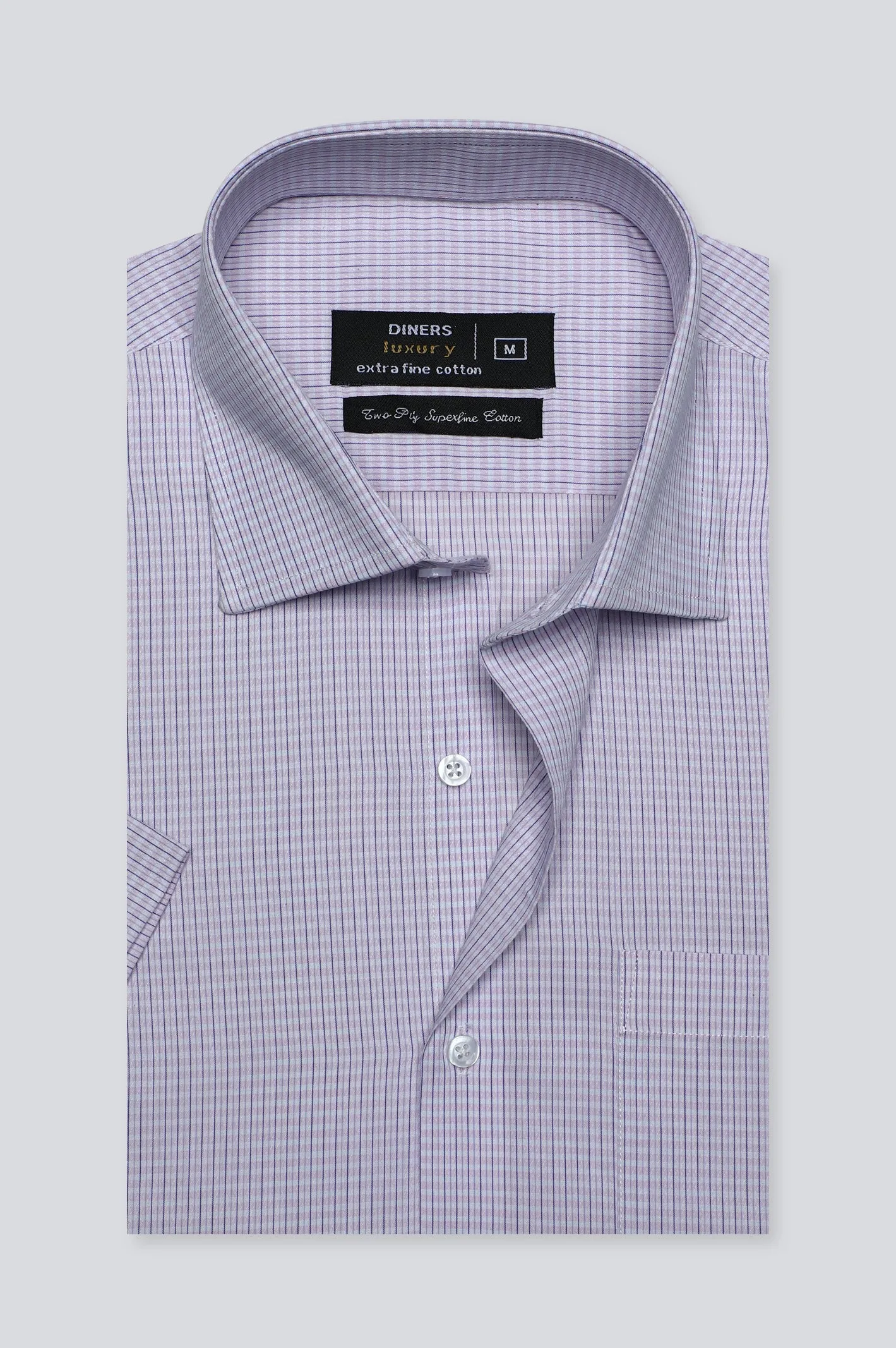 Multicolor Mini-Check Formal Shirt