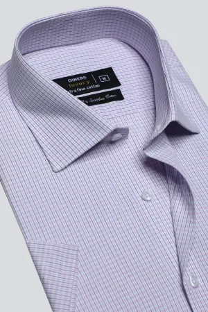 Multicolor Mini-Check Formal Shirt