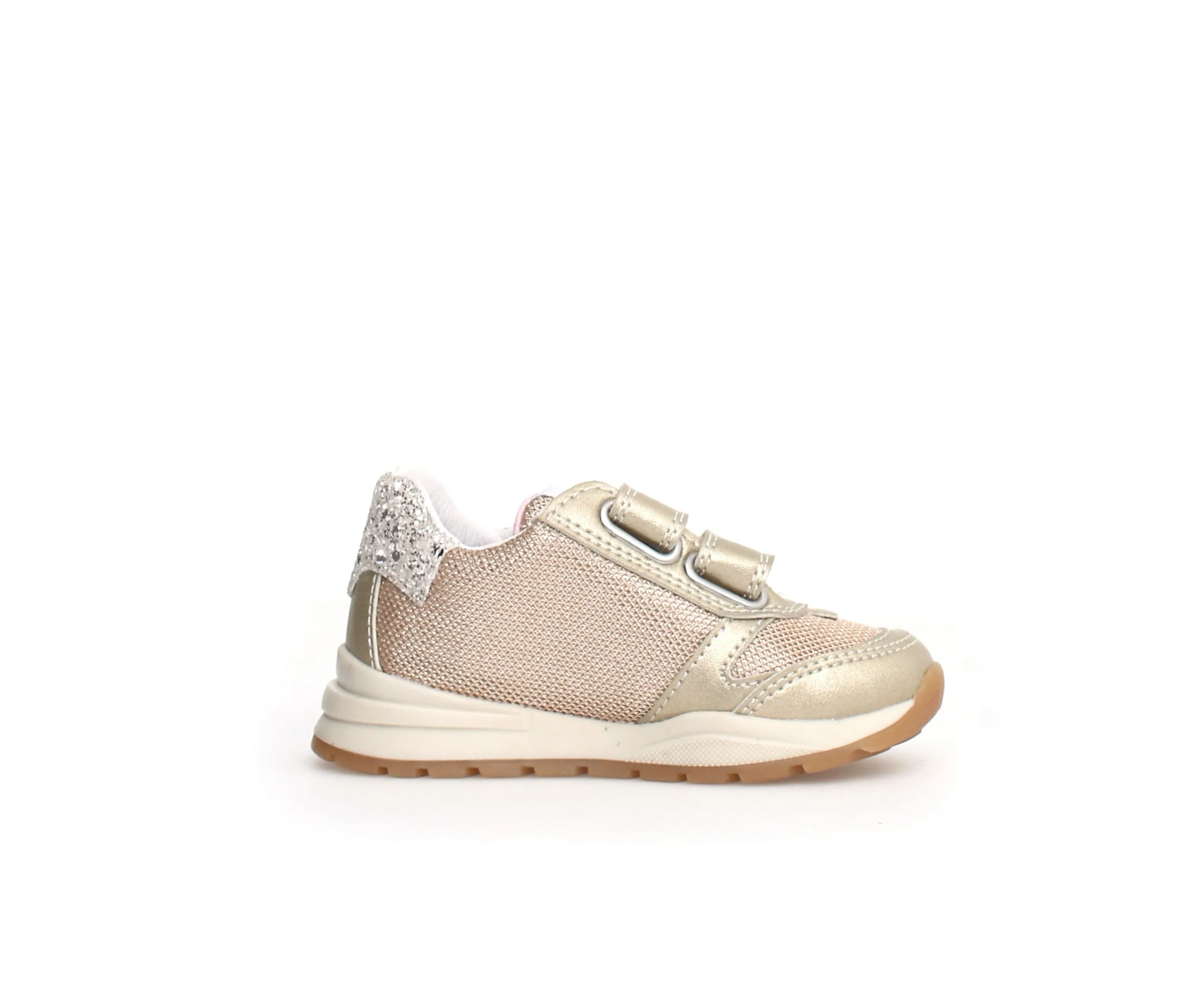 Naturino Quelly | Metallic/Glitter Heart Kids Sneakers