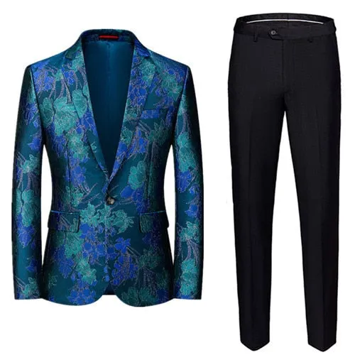 Nico Jacquard Luxury Party 2 Piece Men's Suit