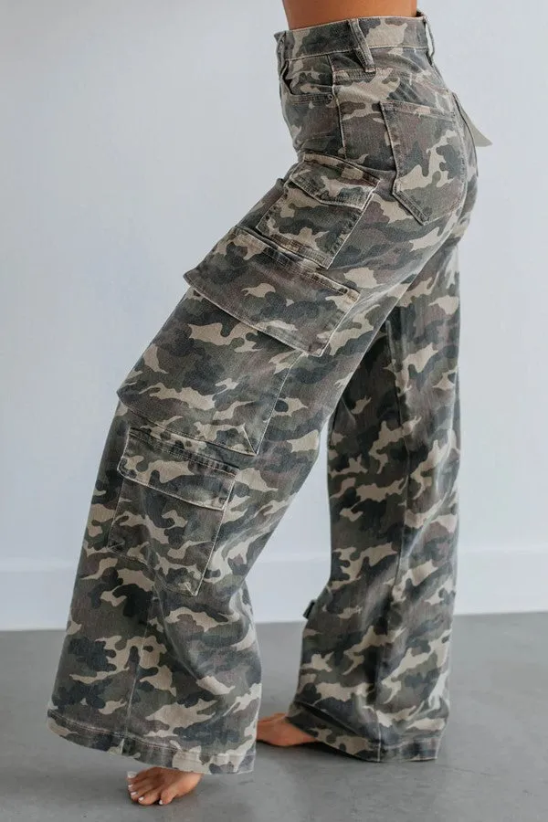 Nori High Rise Wide Leg Cargo