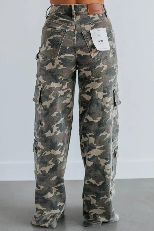 Nori High Rise Wide Leg Cargo