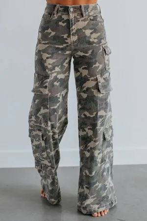Nori High Rise Wide Leg Cargo