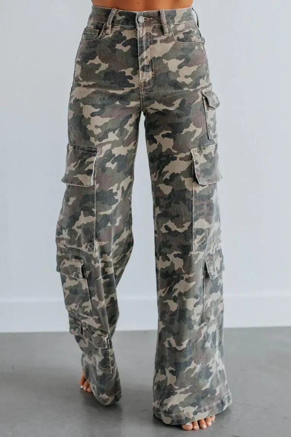 Nori High Rise Wide Leg Cargo