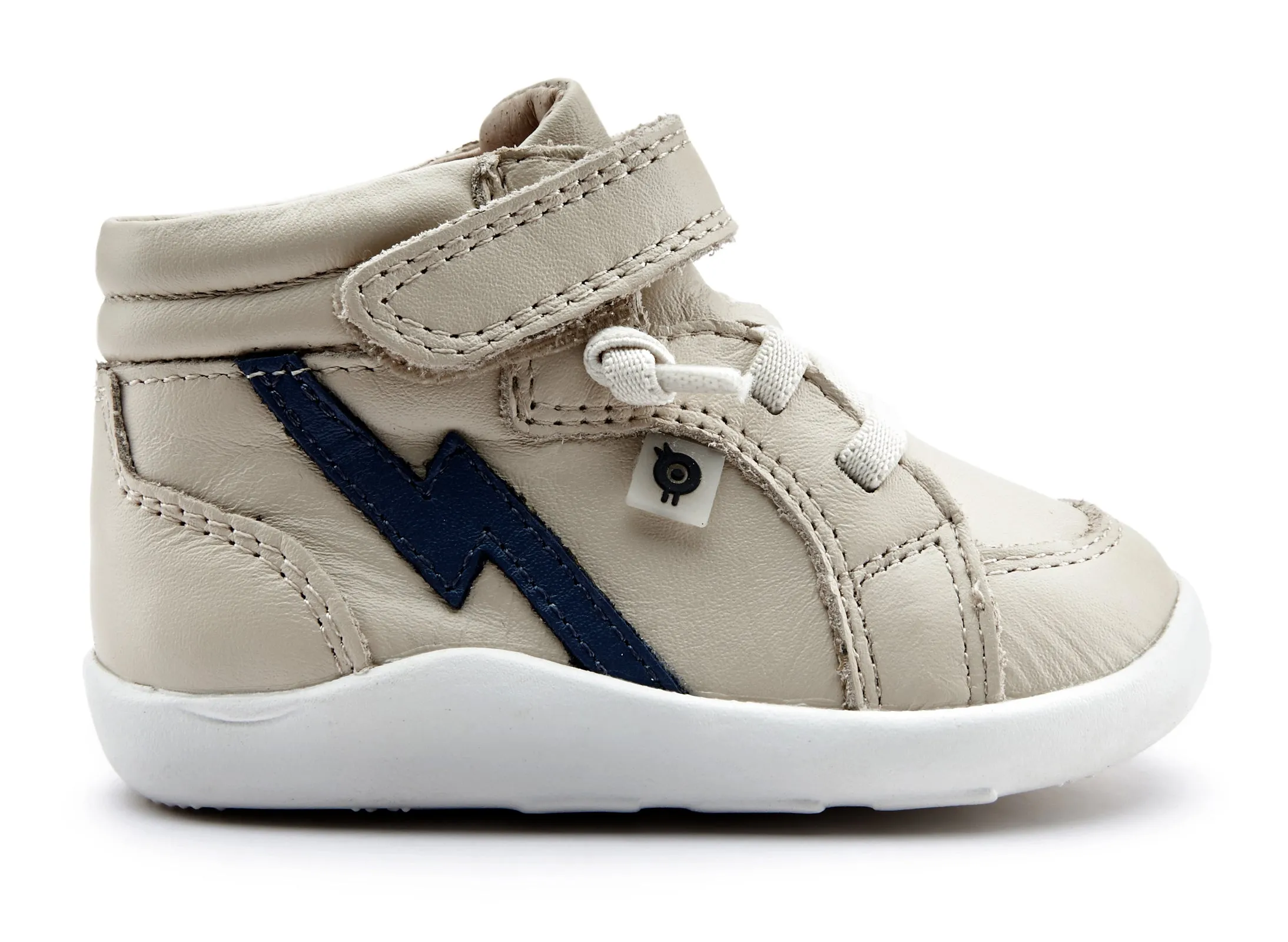 Old Soles Boy's & Girl's 8018 Light The Ground Sneakers - Cream/Petrol