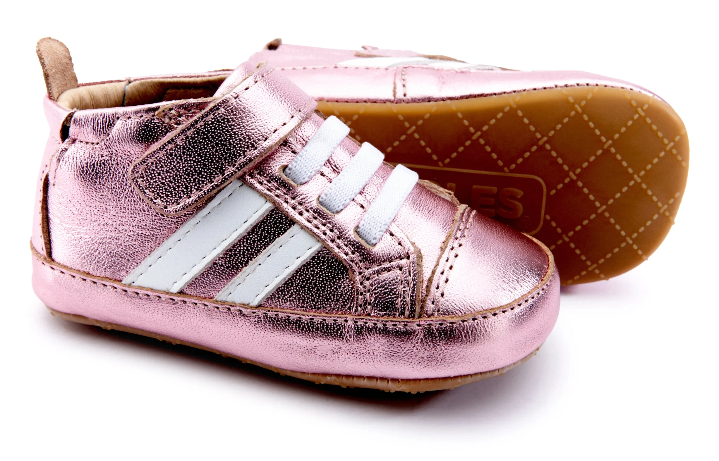 Old Soles Girl's 066R High Roller Shoes - Pink Frost/Snow
