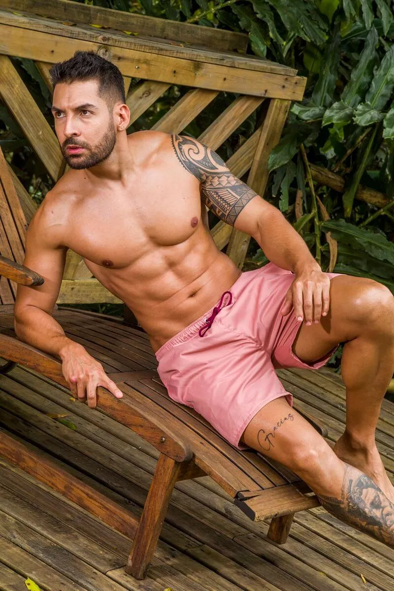 Pantaloneta de Hombre - 0017 | Men's Swim Trunks Quick Dry Shorts with Pockets 0017