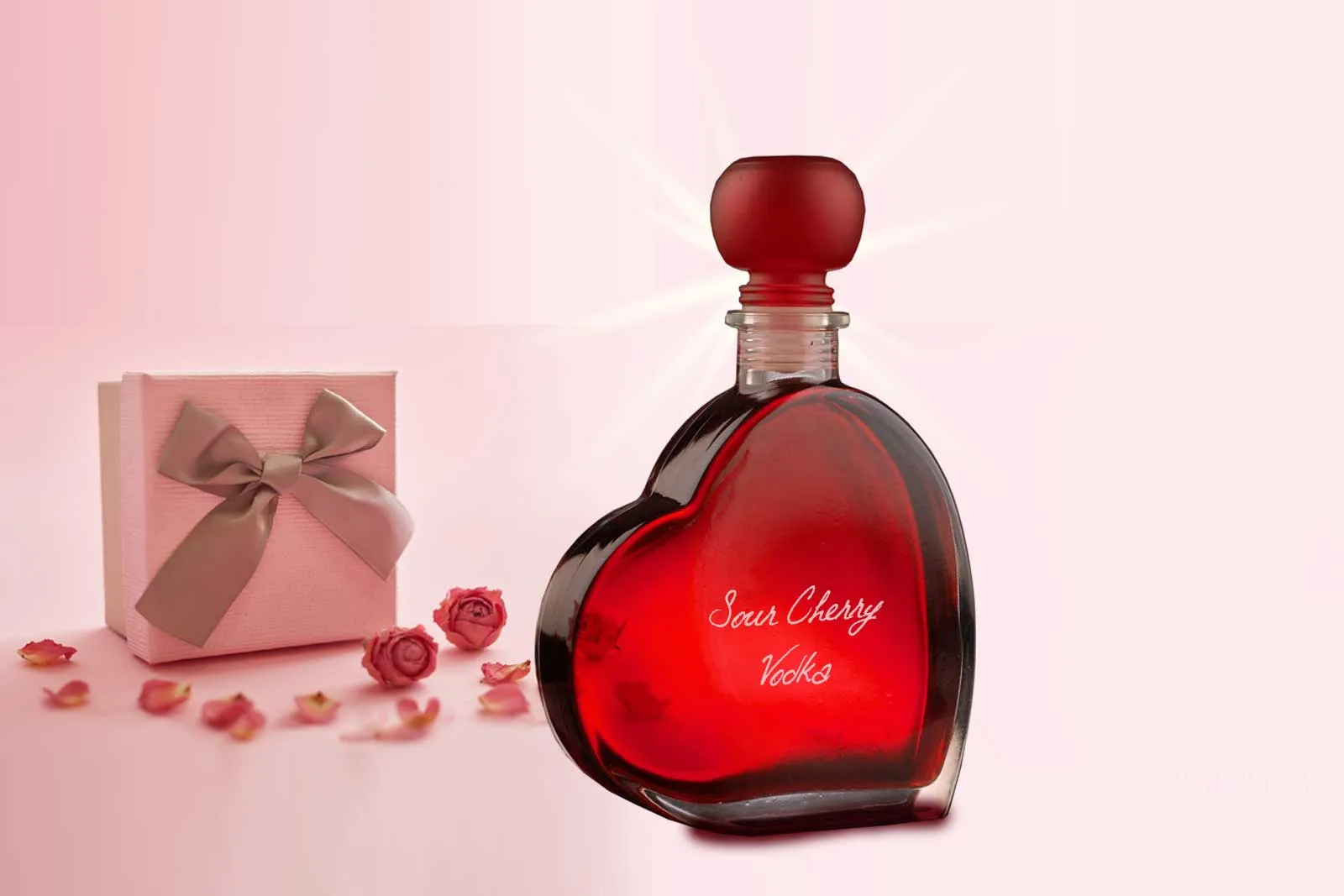 Passion Heart 200ml with Sour Cherry Vodka 20%