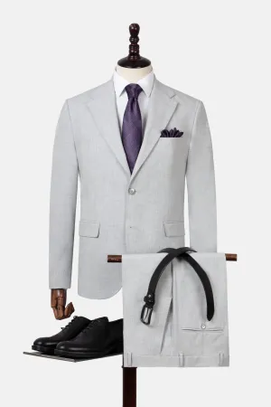 Patterned Light Gray Suite