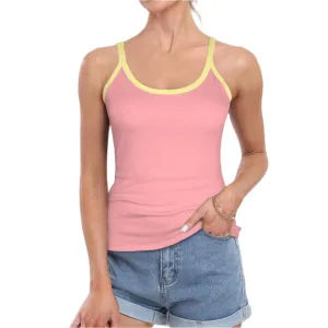 Piki Pink Scoop Cami Top