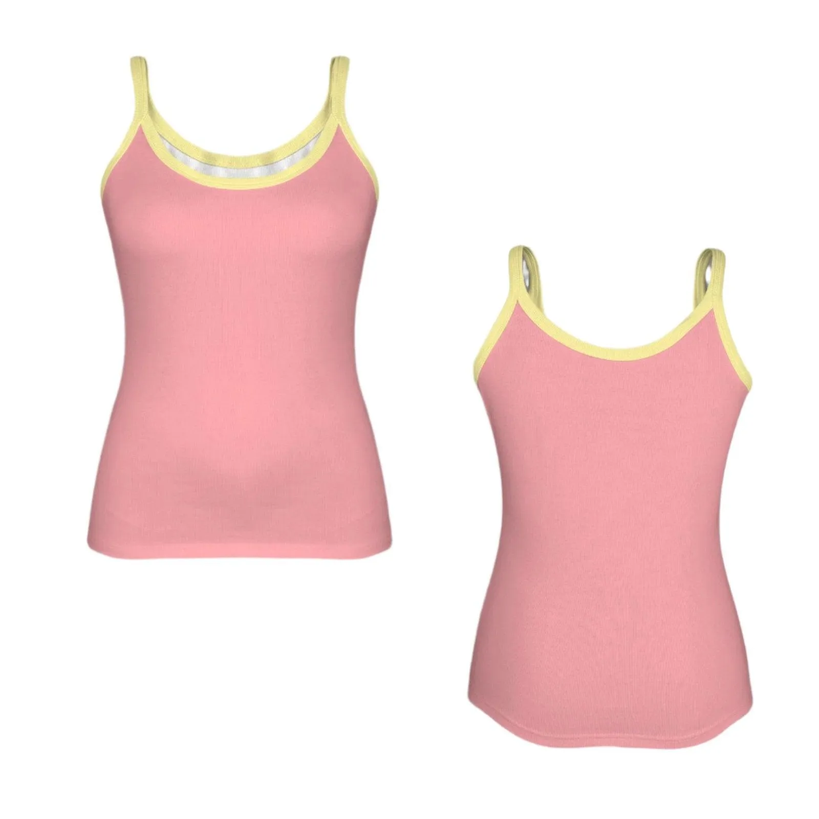 Piki Pink Scoop Cami Top