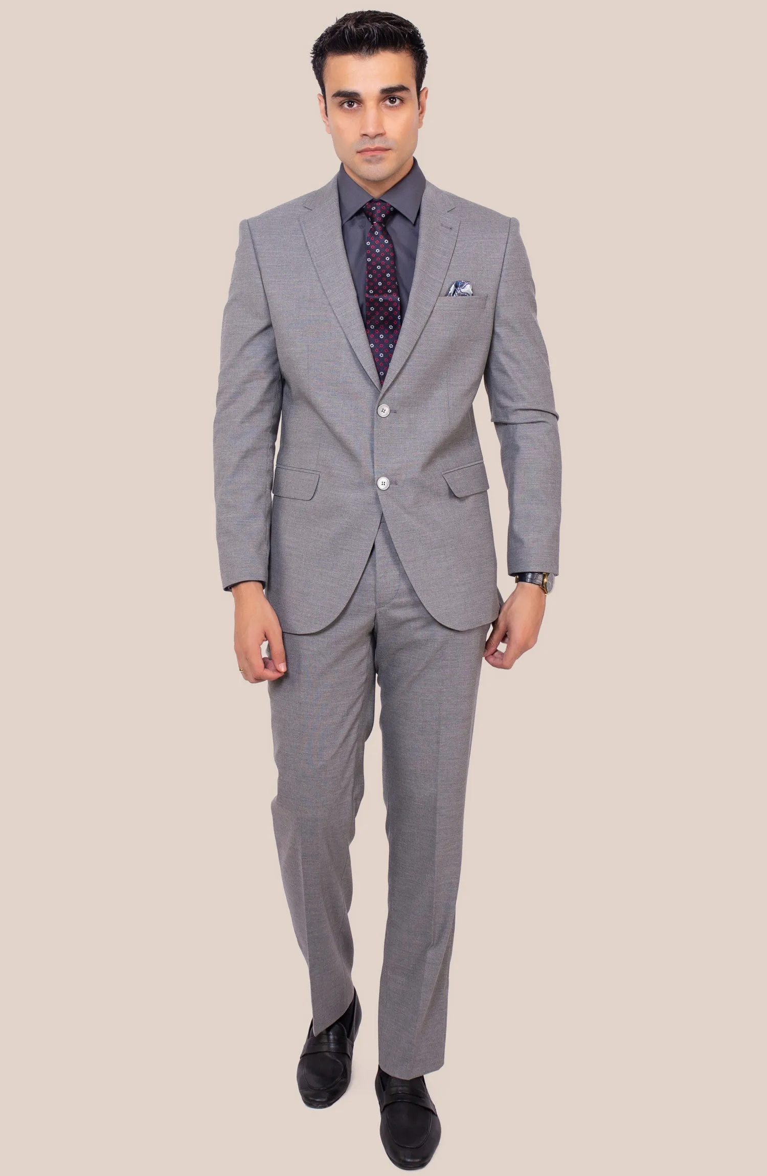 SHARP LIGHT GREY TEXTURED