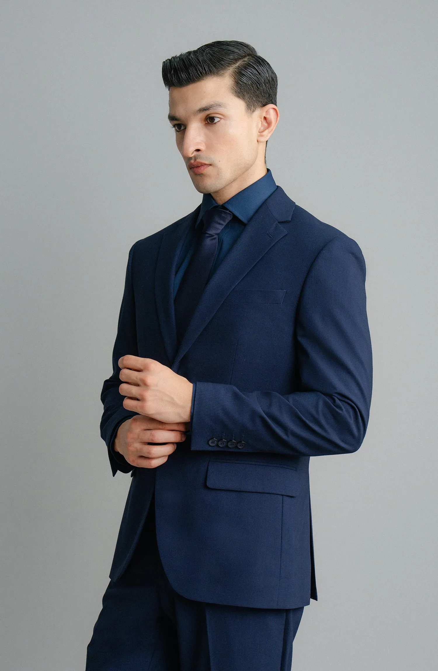 SHARP PLUS (2 PC) - NAVY BLUE
