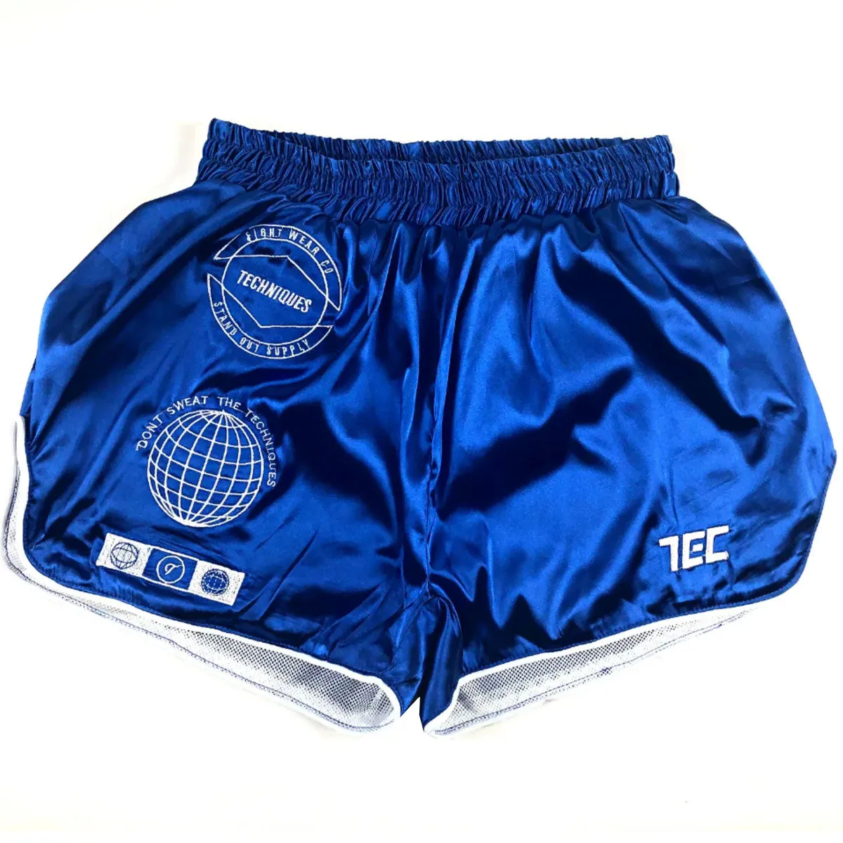 Shorts Muay Thai Style Standout Supply Blue Techniques (Canada)